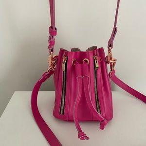 Pink Bucket Bag